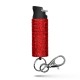 BLING IT ON - KEYCHAIN PEPPER SPRAY WITH RHINESTONES - RED