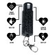 BLING IT ON - KEYCHAIN PEPPER SPRAY WITH RHINESTONES - PINK